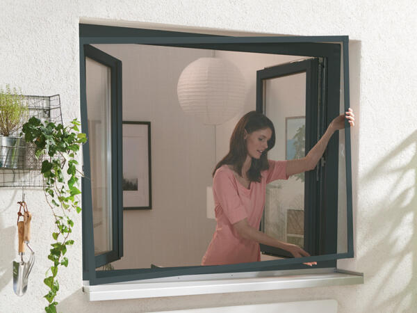 Alu-Insektenschutz-Fenster