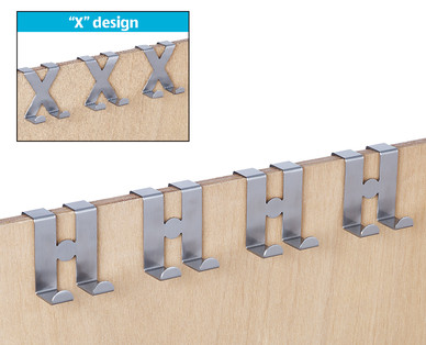 Easy Home 4-Piece Over Door Hooks