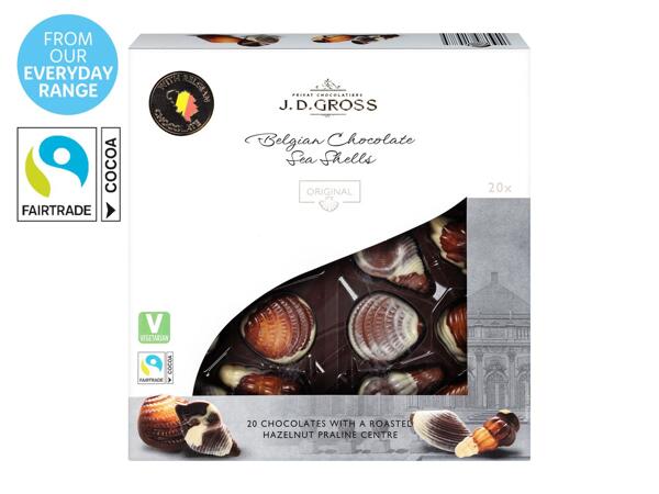J.D. Gross Belgian Chocolate Seashells