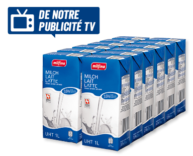 Lait entier UHT MILFINA