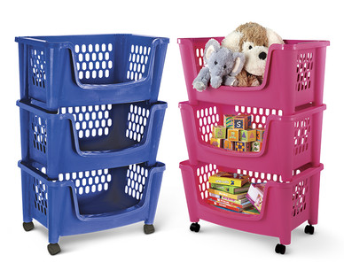 Easy Home 3-Tier Cart With Wheels