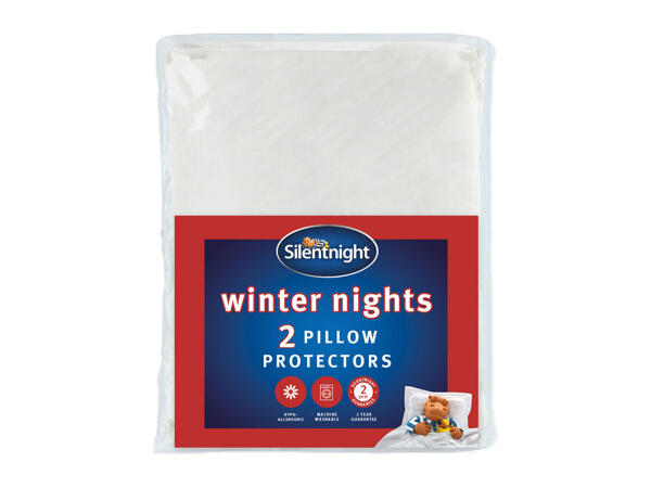 Silentnight Winter Nights Quilted Pillow Protector Pair