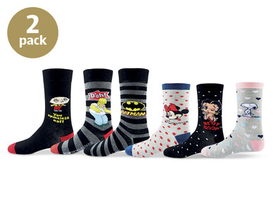 Adults' Character Socks