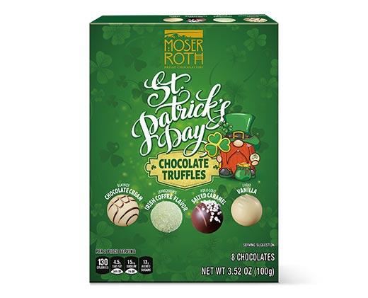 Moser Roth St. Patrick's Day Assorted Chocolate Truffles - Aldi - Us 