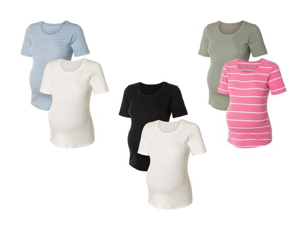 ESMARA(R) Ribstrikket ventebluse 2-pak