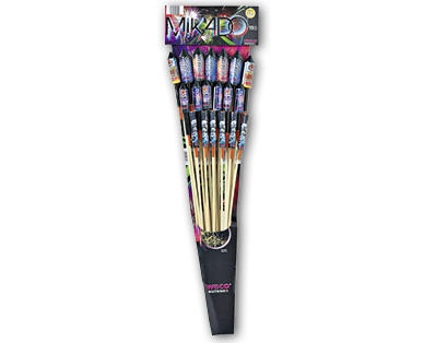 Lot de fusées Mikado, 19 pièces WECO(R) SUISSE