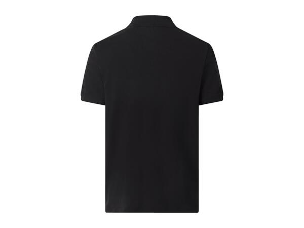 Esmara Men's Black Piqué Polo Shirt