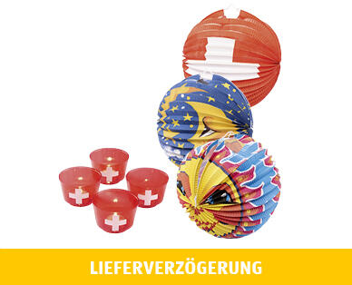 LAMPION-SET/ ILLUMINATIONSBECHER