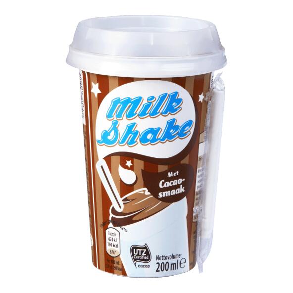 Milkshake chocolade of vanille