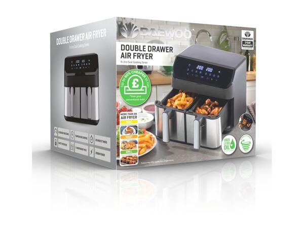 Daewoo 9L Double Drawer Air Fryer