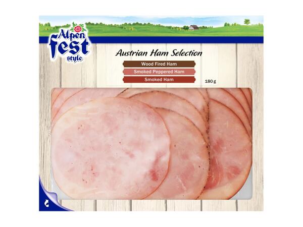 Alpenfest Austrian Sliced Ham Selection