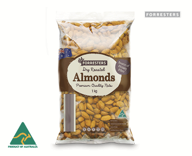 Dry Roasted Almonds 1kg