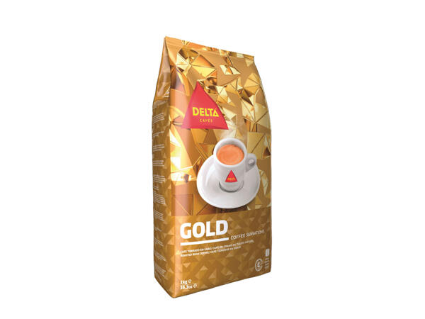 Kaffeebohnen Gold