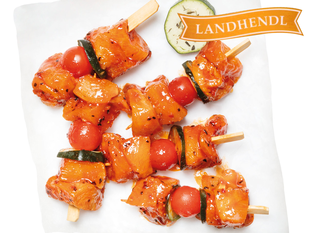 LANDHENDL Frische mediterrane Hendl-Minispieße