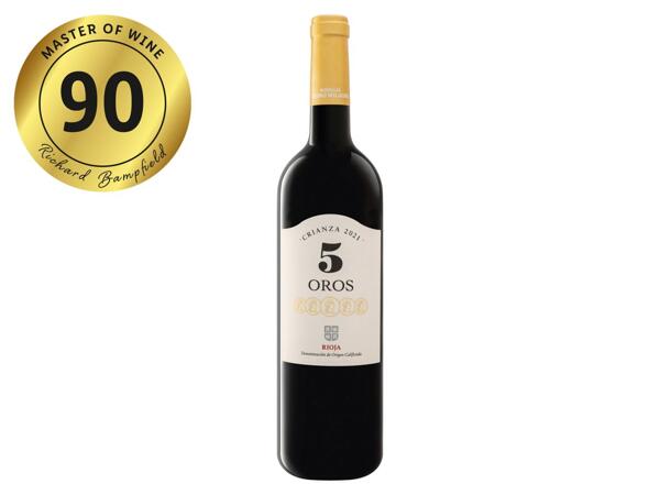 5 Oros Rioja Crianza