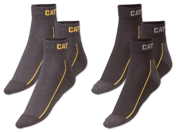 Cat(R) Herren Arbeitssneaker-Socken, 3 Paar
