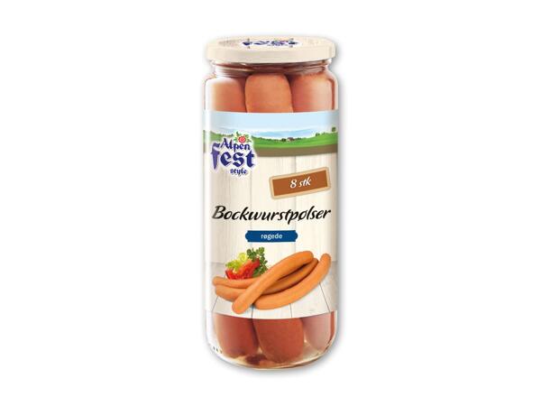 Bockwurstpølser