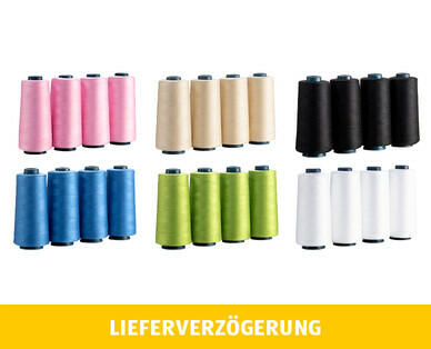 OVERLOCK-NÄHMASCHINENGARN, 4-TEILIG