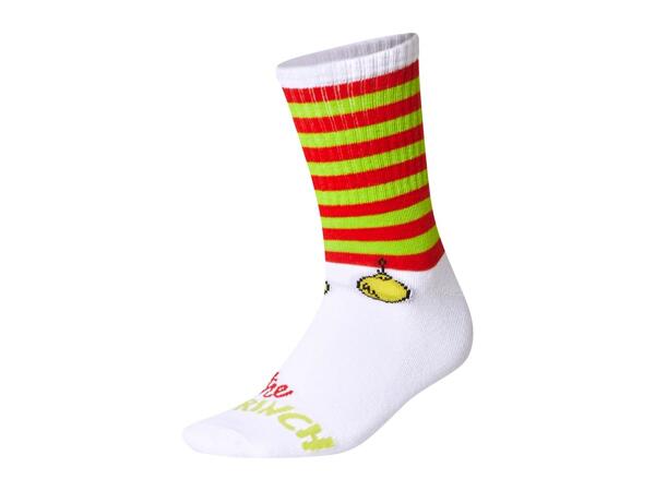 Adults' White/Navy/Grey Grinch Socks - 3 Pairs