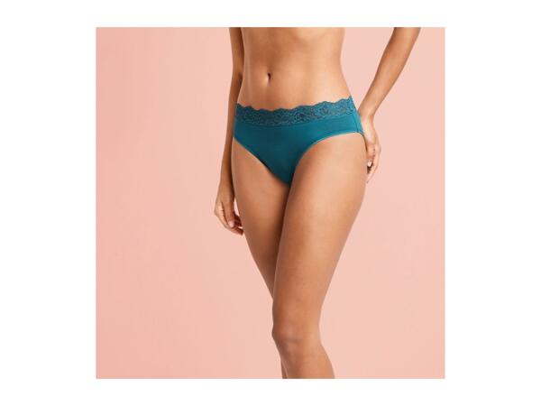 Esmara Ladies' Lace Trim Briefs - Pack of 3