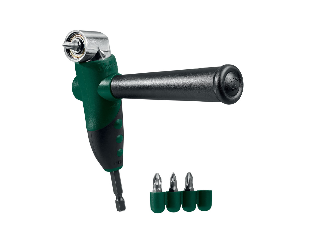 Right-Angle Bit Holder for Cordless Drill