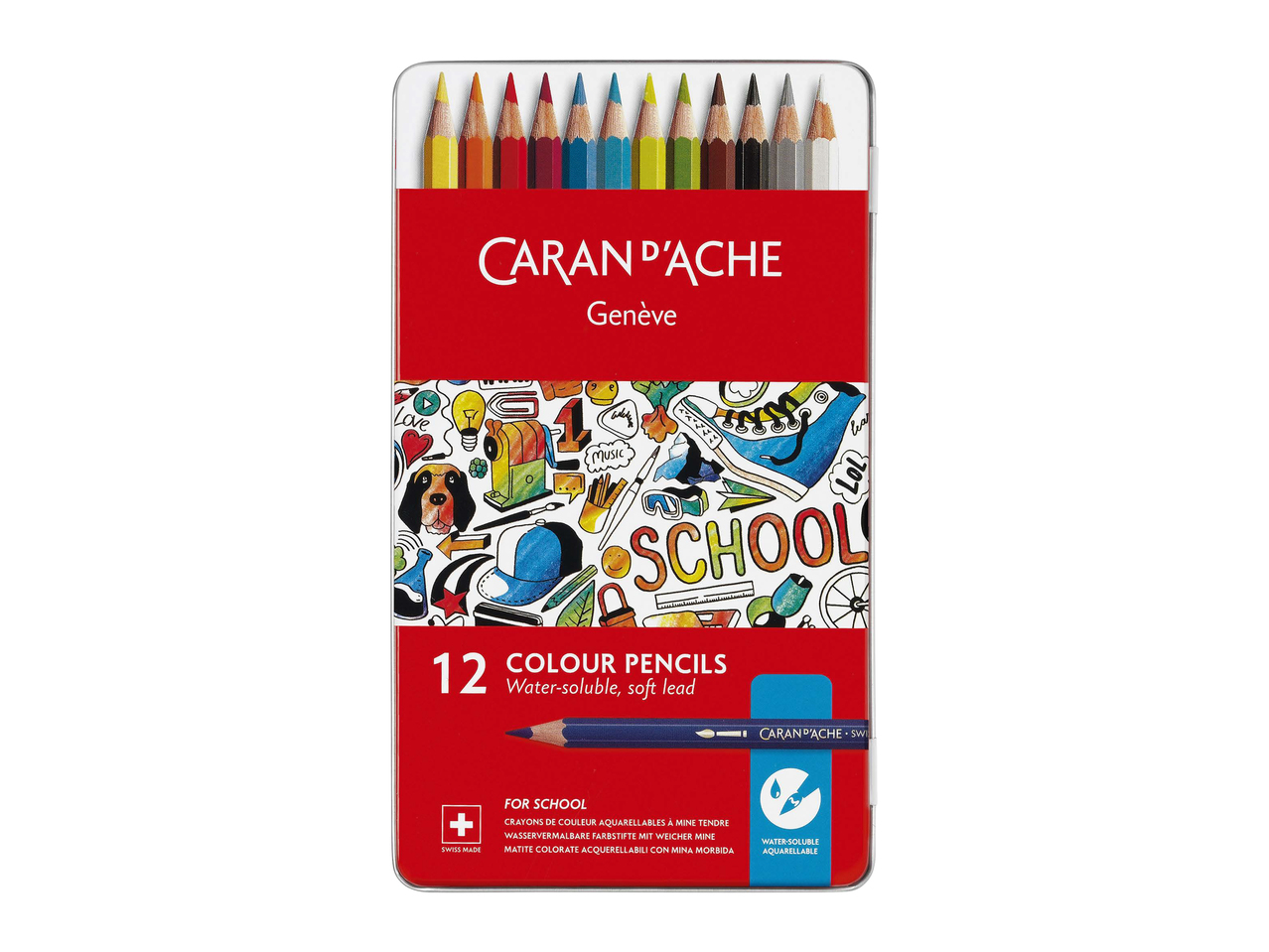 Crayons de couleur, 12 pièces