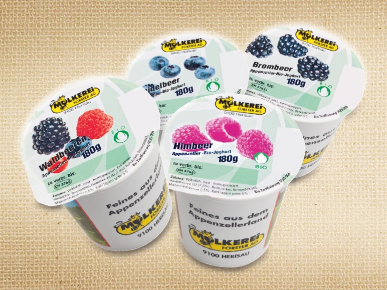 Yogourt aux fruits de l'Appenzell bio