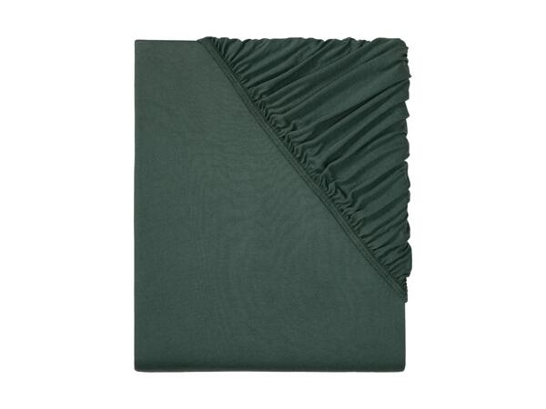 Jersey Fitted Sheet Double