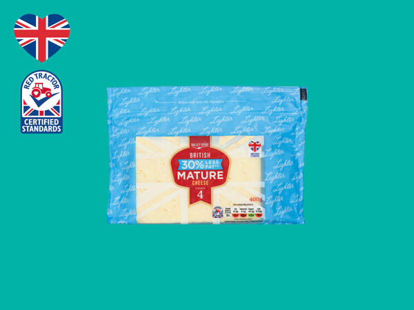 Valley Spire Reduced Fat Mature British Cheese