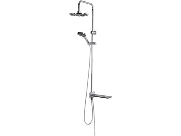 Overhead Shower Kit with Shelf