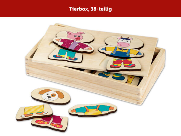 Holz-Puzzle Lernspiel