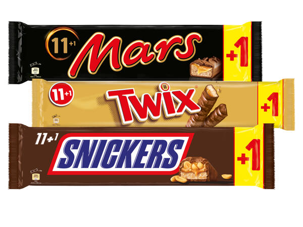 Mars, Twix oder Snickers
