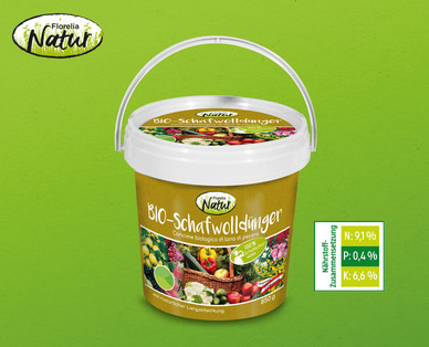 FLORELIA NATUR Bio-Schafwolldünger