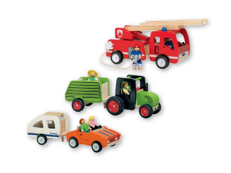 PLAYTIVE JUNIOR Wooden Toy Cars