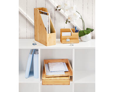 Bamboo Office Storage