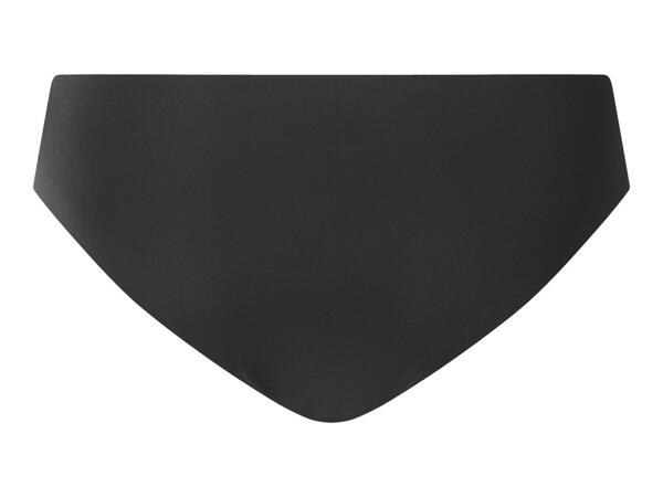 Ladies' Black Laser-Cut Briefs - 3 Pack