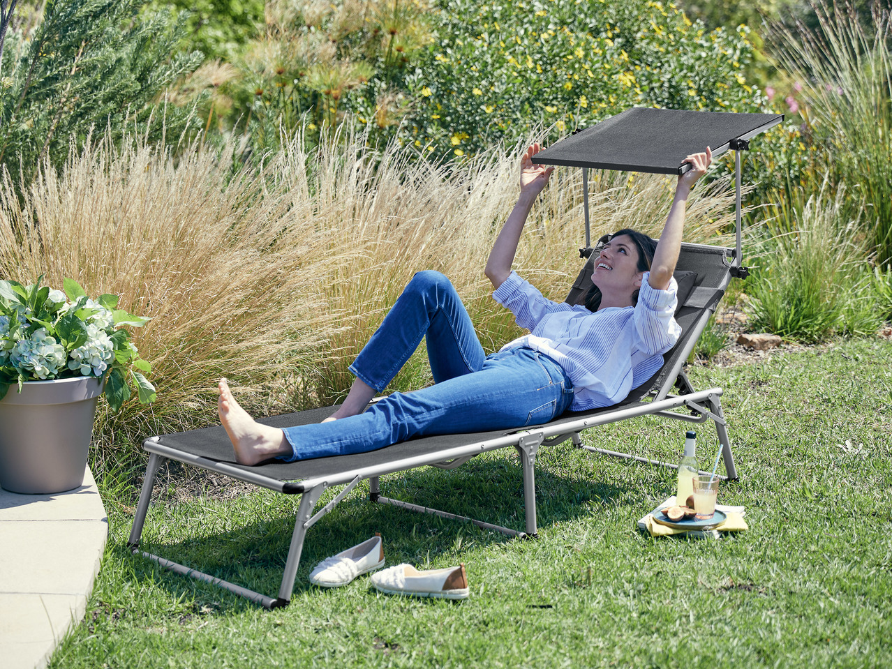 Aluminium Sunlounger