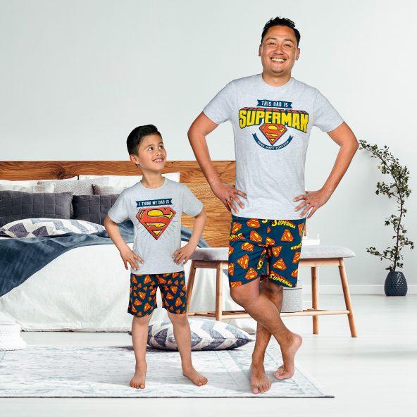 Twinningpyjama voor vader en zoon