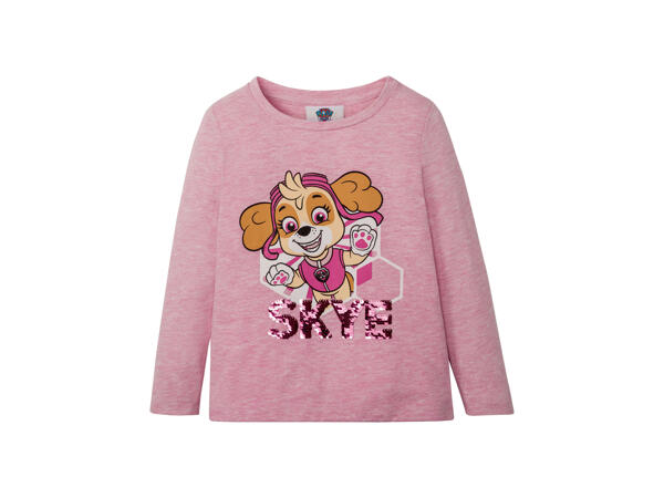 Girls' Long Sleeve Top "Peppa Pig, Frozen, Paw Patrol"