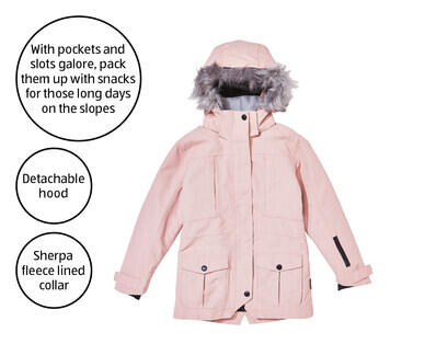 Children's Snow Jacket - Pink, Printed or Lilac