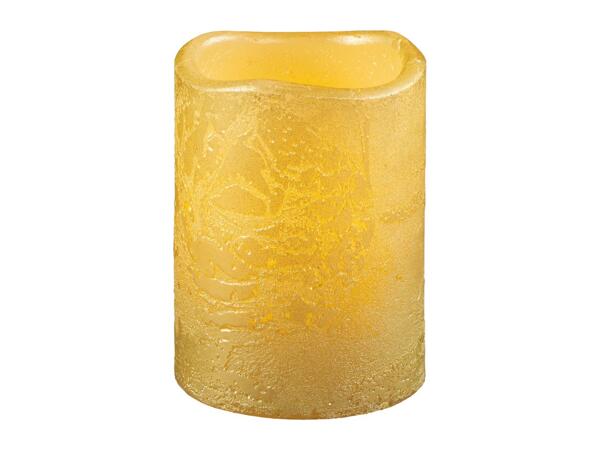 Livarno Home Golden LED Real Wax Candles - 4 Pack