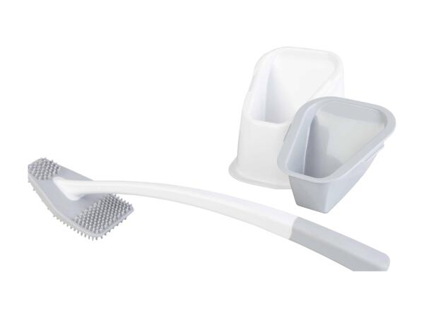 LIVARNO HOME(R) Toiletbørste med gummibørster