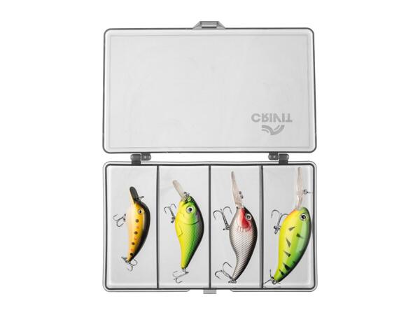 Fishing Lure Set: "Wobbler" - 4 Pack