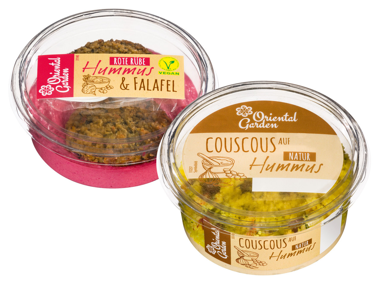 ORIENTAL GARDEN Orientalischer Salat/Hummus mit Falafel