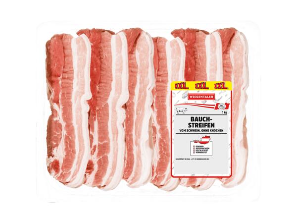 Frische Schweinebauch Streifen