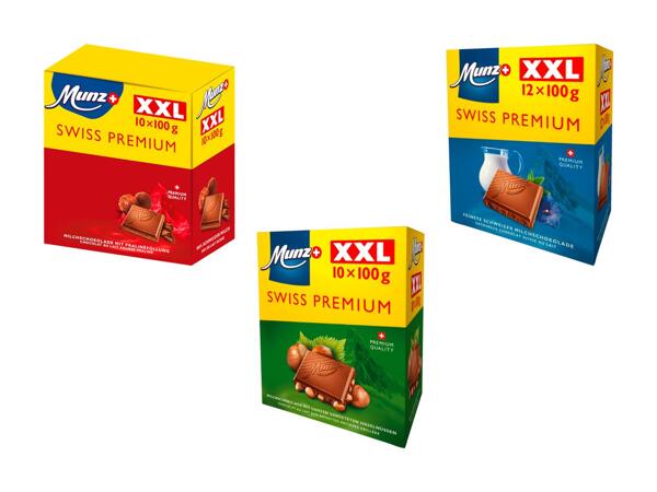 Tablette de chocolat Munz XXL