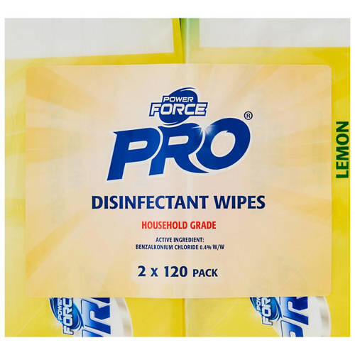 Disinfectant Wipes 2 x 120 Pack