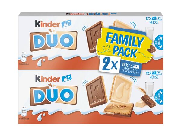 Kinder pack de 2, 2x12 Family Pack