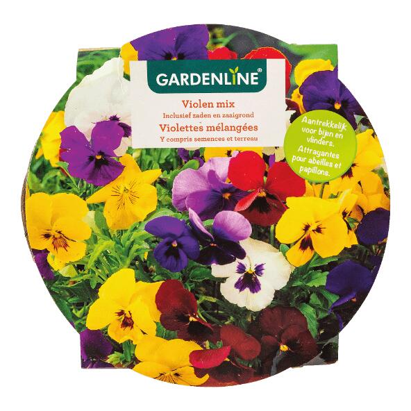 GARDENLINE(R) 				Assortiment de semences avec panier suspendu