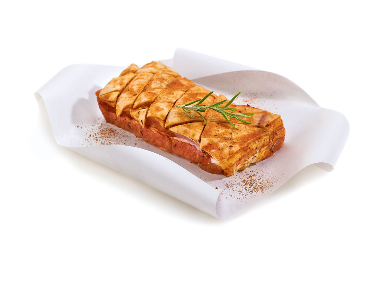 Poitrine de porc marinée au miel